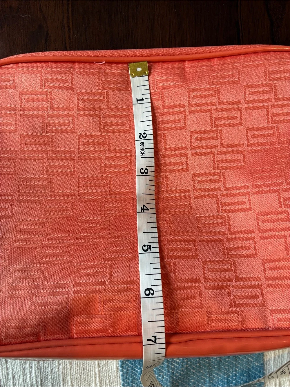 Estée Lauder Orange Toiletry Pouch Stylish Travel Cosmetic Bag